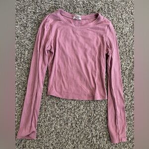 Pink Long-Sleeve Shirt